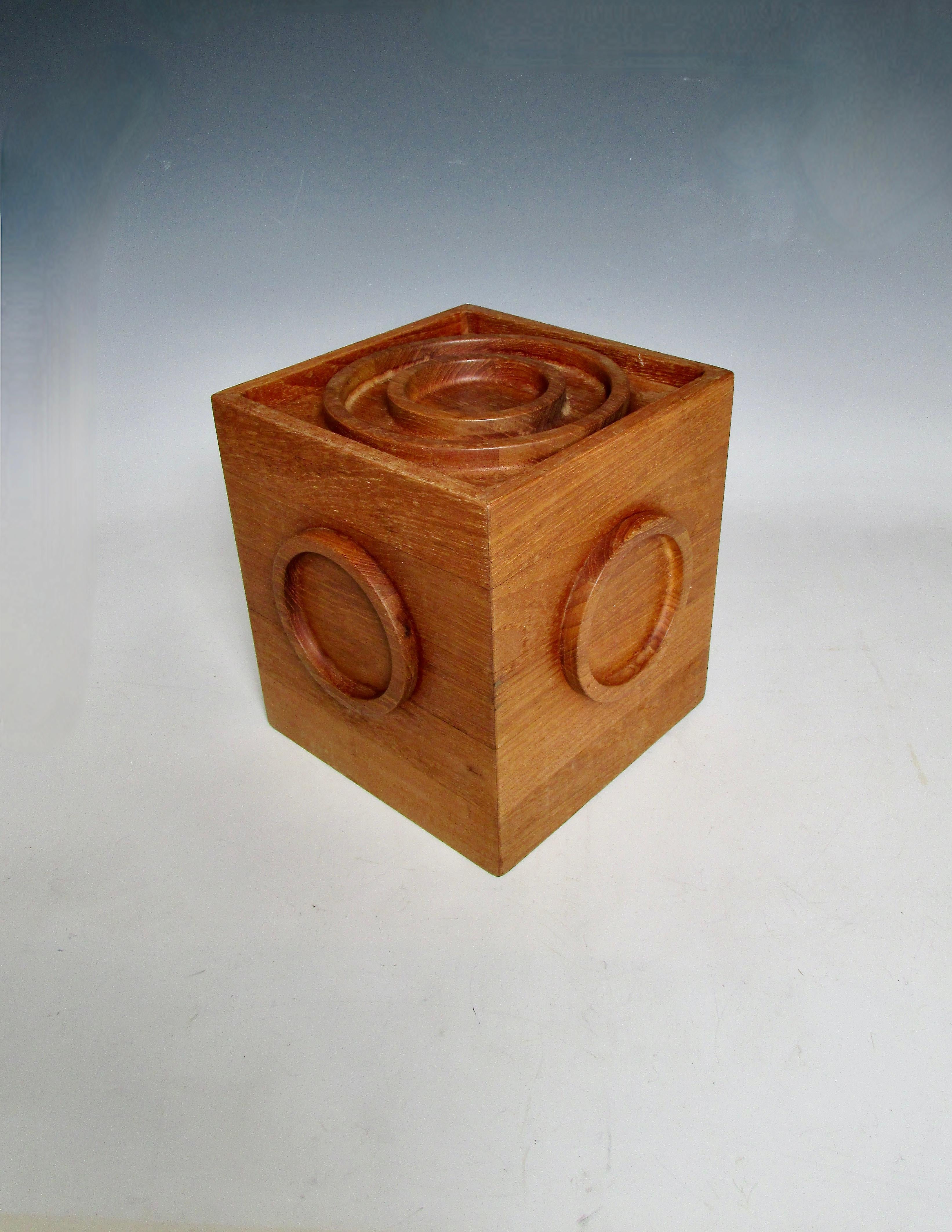 Jens Quistgaard Dansk Danish Teak Ice bucket For Sale 2