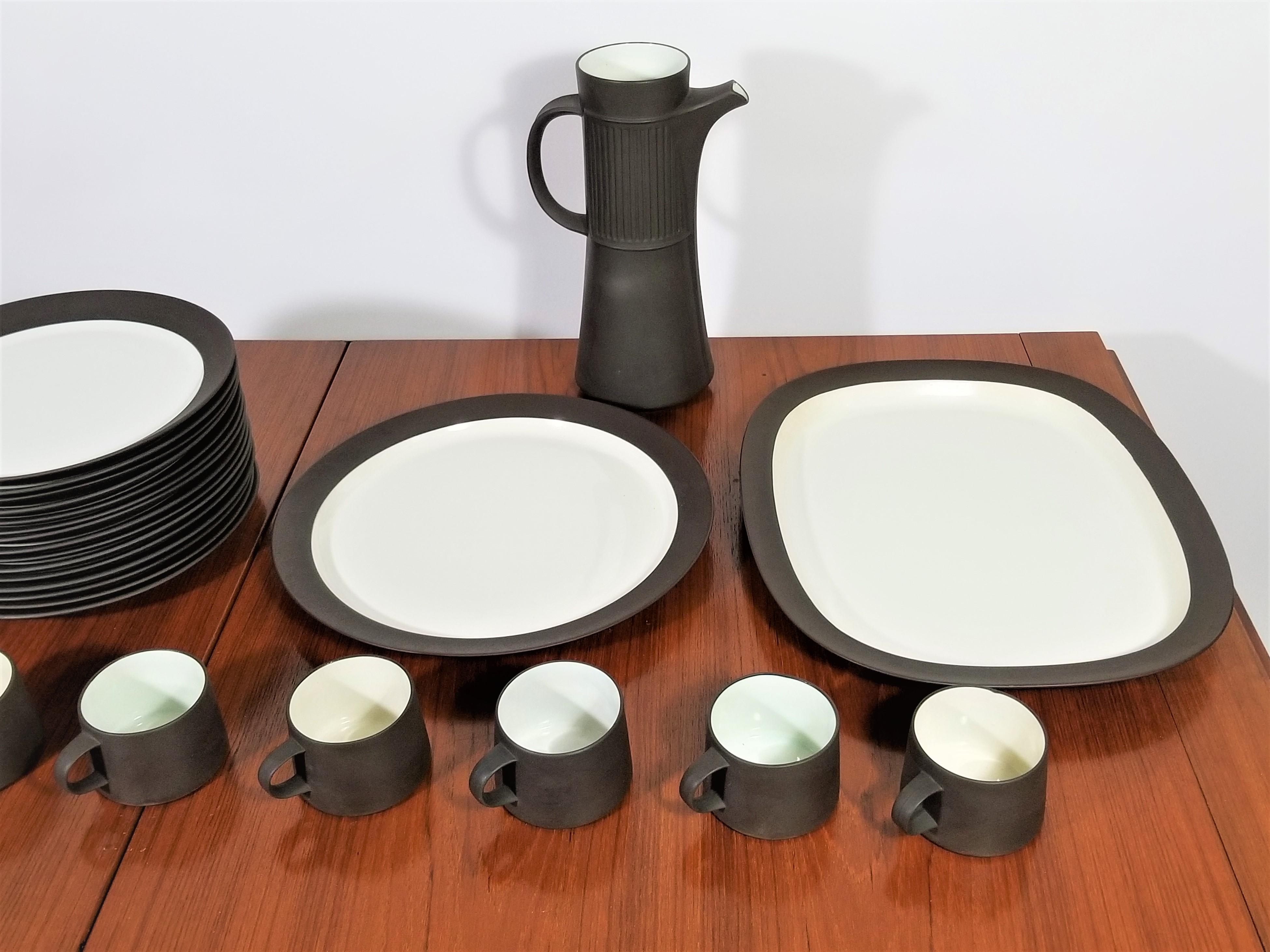 Danish Jens Quistgaard Dansk Denmark Flamestone 53 Piece Set