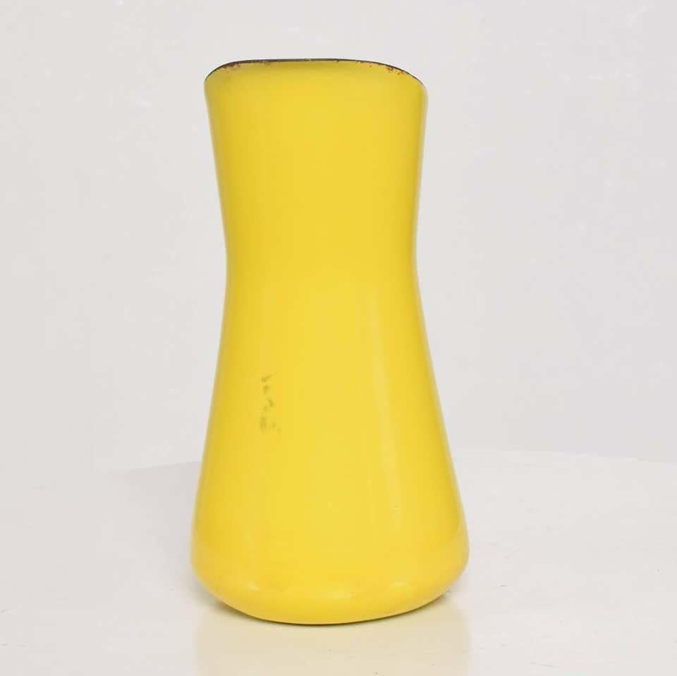 Mid-20th Century Jens Quistgaard Dansk Designs Small Sunny Yellow Enamel Pitcher, 1960s, Denmark