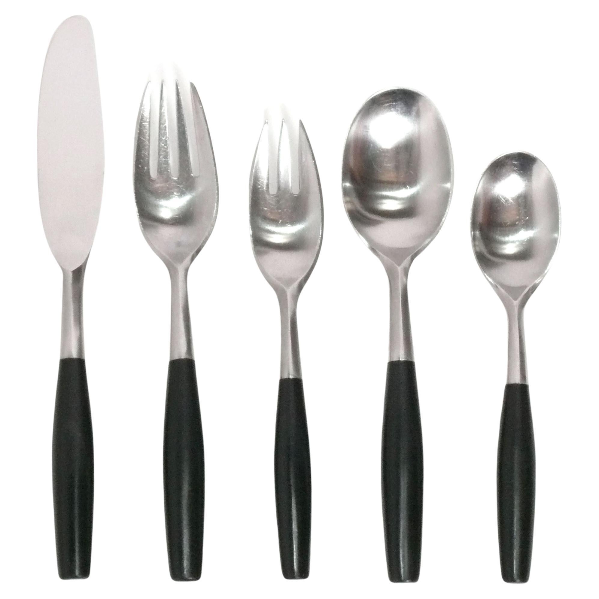 Jens Quistgaard Dansk "Kongo" Flatware 30 Piece Set for Six Mid Century Modern