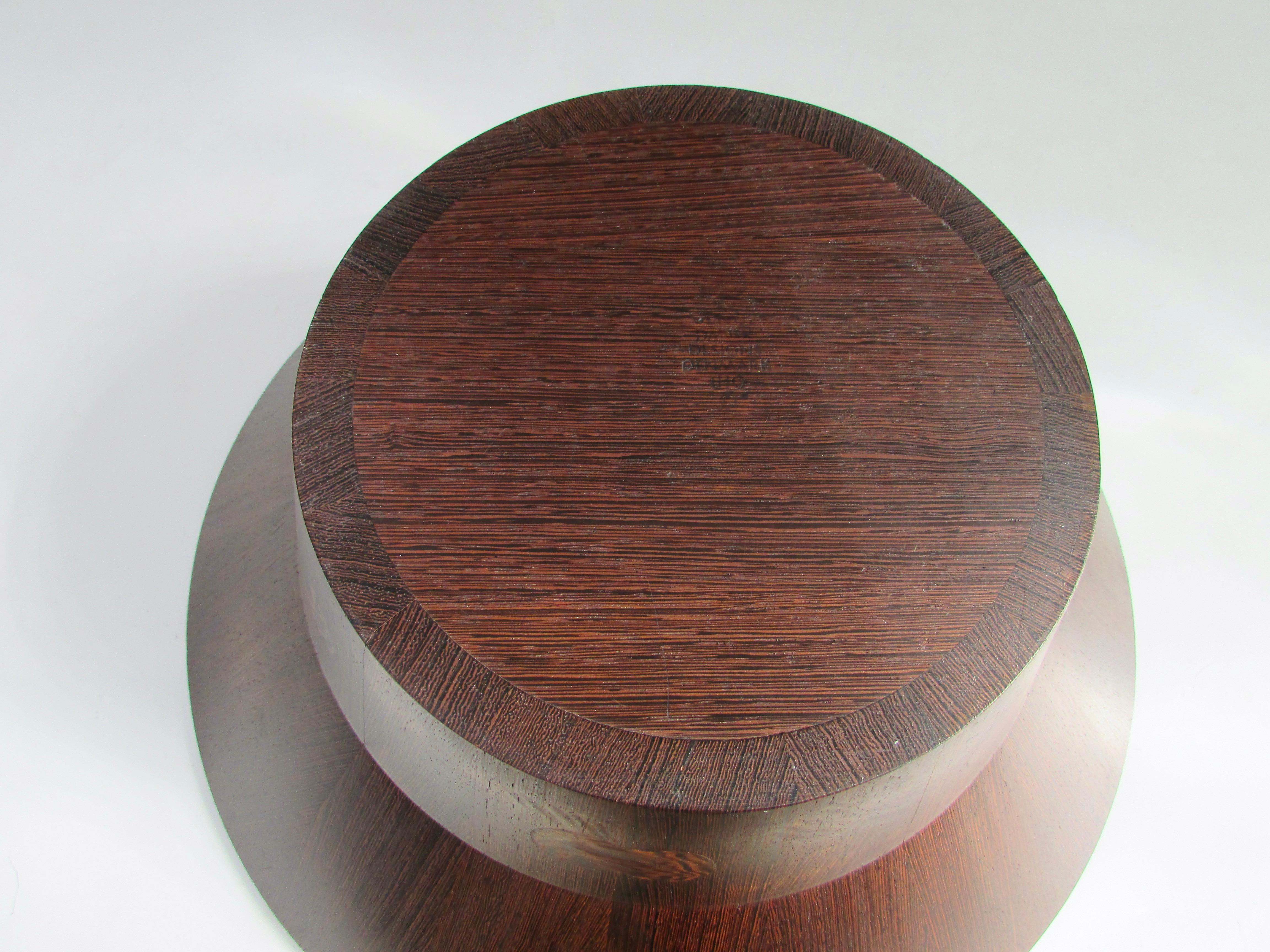 20th Century Jens Quistgaard Dansk Rare Woods Bowl