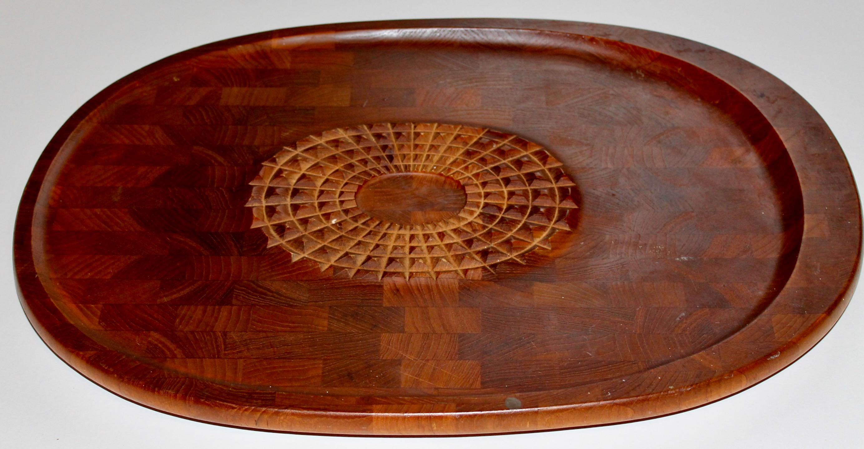 Early and important Jens Quistgaard designed Carving Board for
Digsmed, Denmark. Signed and dated 1964. Appears to be never used.