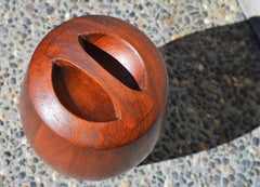 Jens Quistgaard Early 1950s Staved Teak Ice Bucket with Locking Lid
