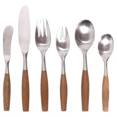 Jens Quistgaard Fjord Flatware 72 Pieces Dansk Danish Modern Mid Century