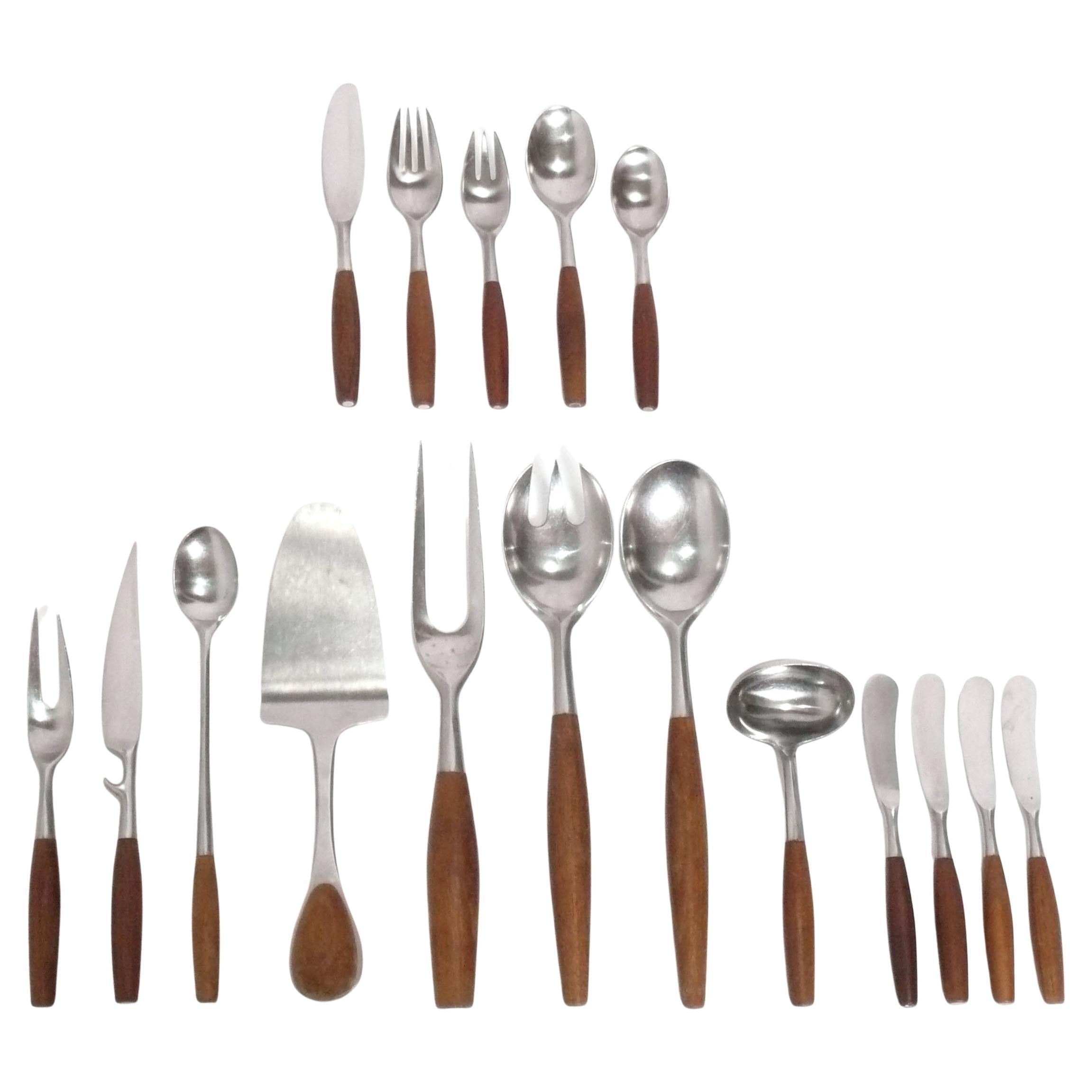 Jens Quistgaard Fjord Flatware 72 Pieces Dansk Danish Modern Mid Century