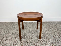 Jens Quistgaard Flip Top Teak Side Table for DUX