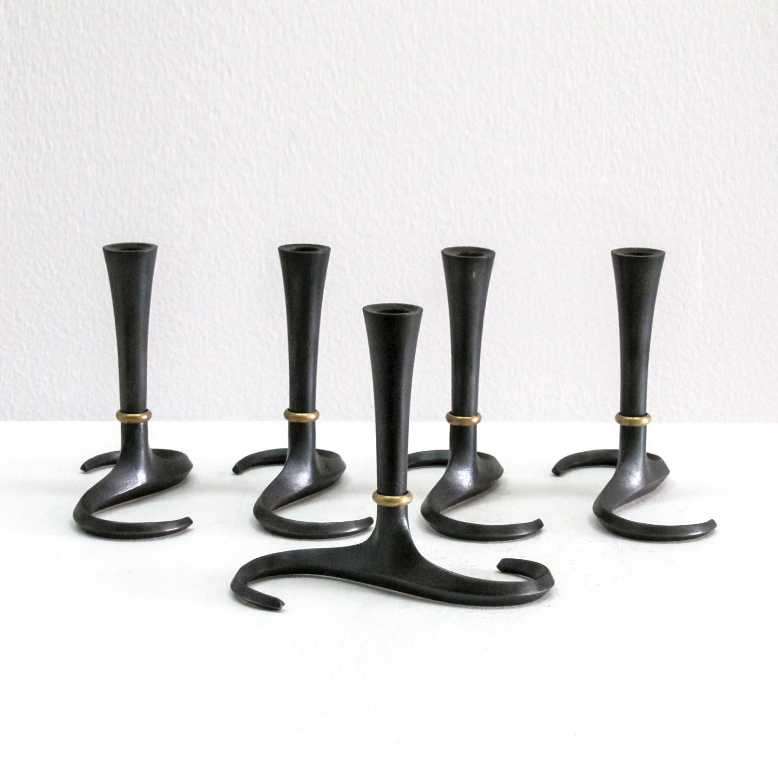 Danois Jens Quistgaard for Dansk Candleholders, 1960 en vente