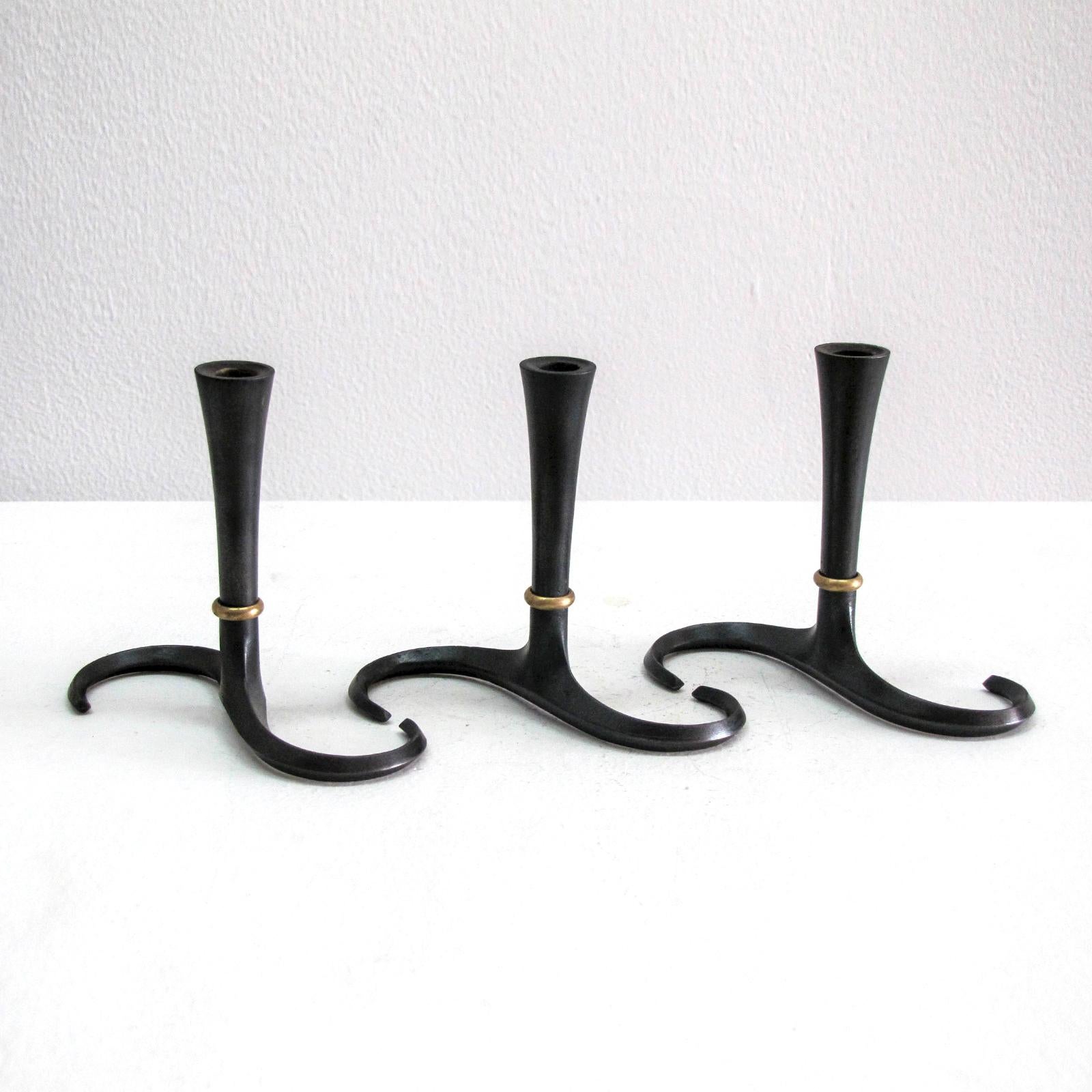 Mid-20th Century Jens Quistgaard for Dansk Candleholders, 1960 For Sale