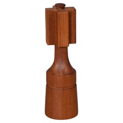 Jens Quistgaard for Dansk Chess King Model 891 Danish Teak Salt and Pepper Mill