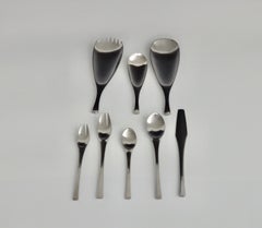 Jens Quistgaard for Dansk Design Germany Odin Stainless Flatware Service for 8