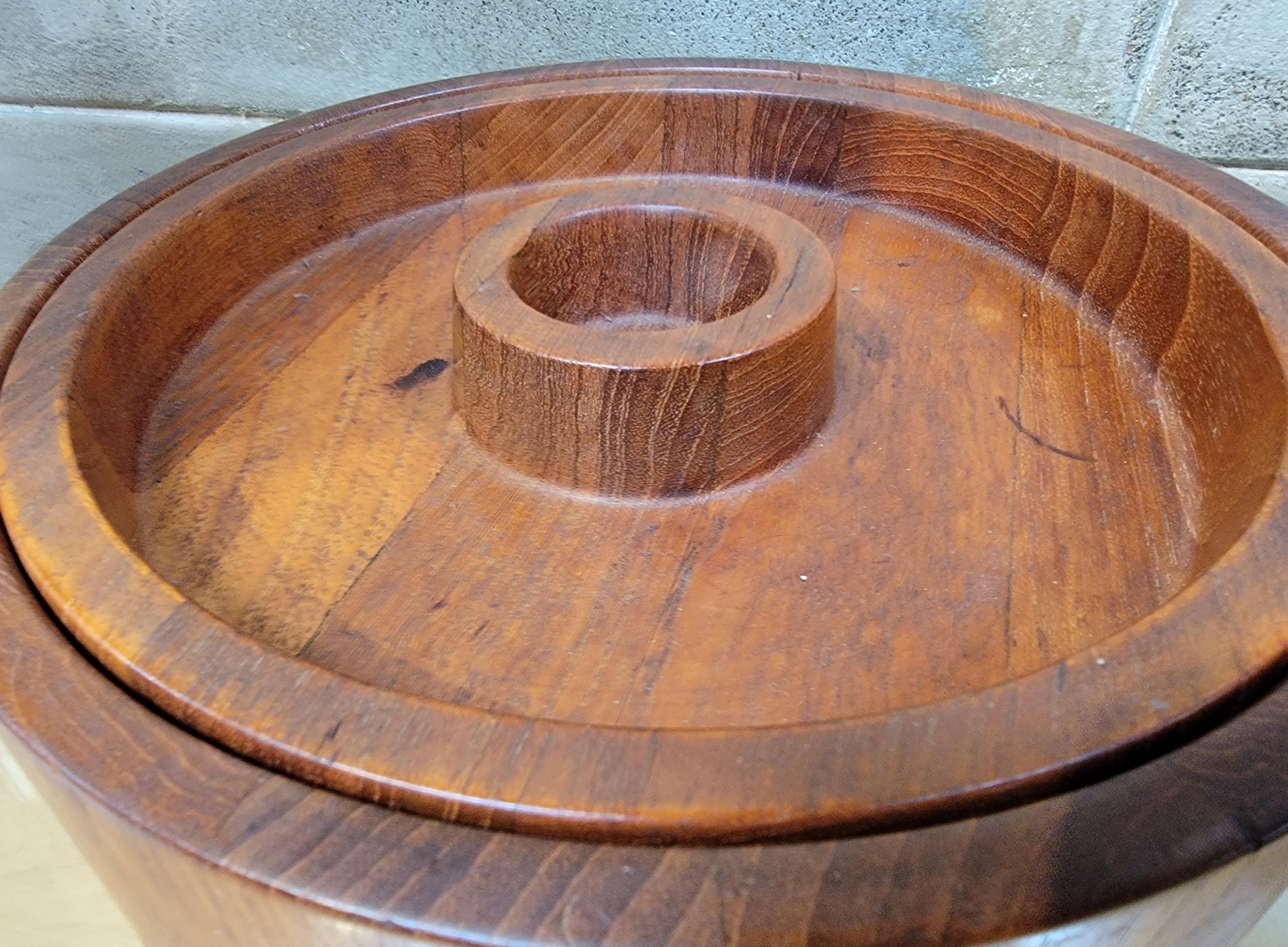 Jens Quistgaard para Dansk Designs Cubitera de teca Danés en venta