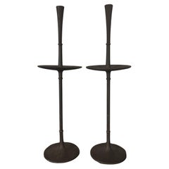 Jens Quistgaard for Dansk IHQ Cast Iron Candlesticks, 1960s