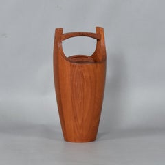 Jens Quistgaard for Dansk Solid Teak Danish Congo Ice Bucket Model 810
