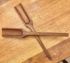 Jens Quistgaard for Dansk Teak Salad Servers, A Pair