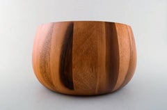Jens Quistgaard for Digsmed Large Bowl of Staved Teak