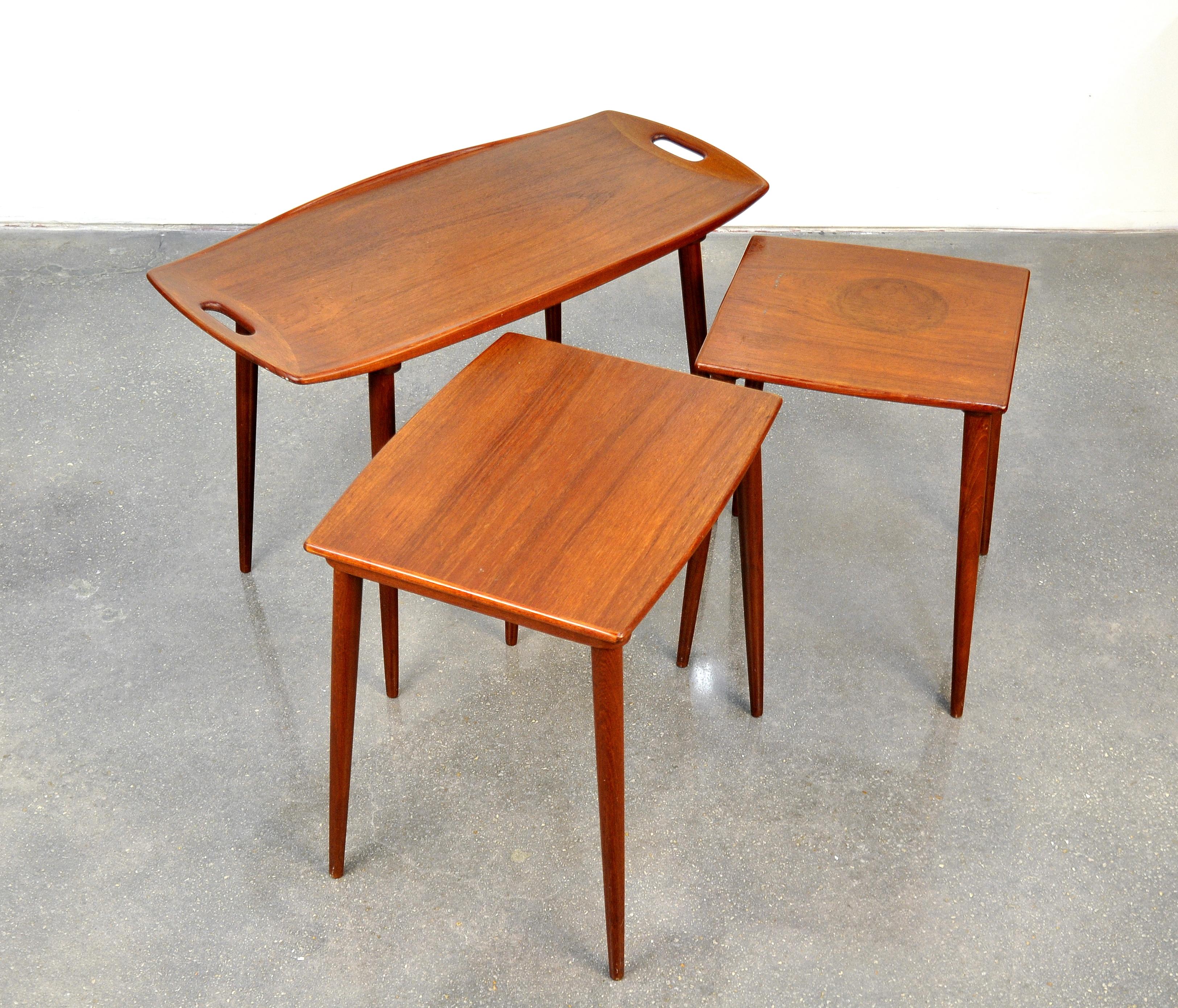 Jens Quistgaard Teak Nesting Tables 9