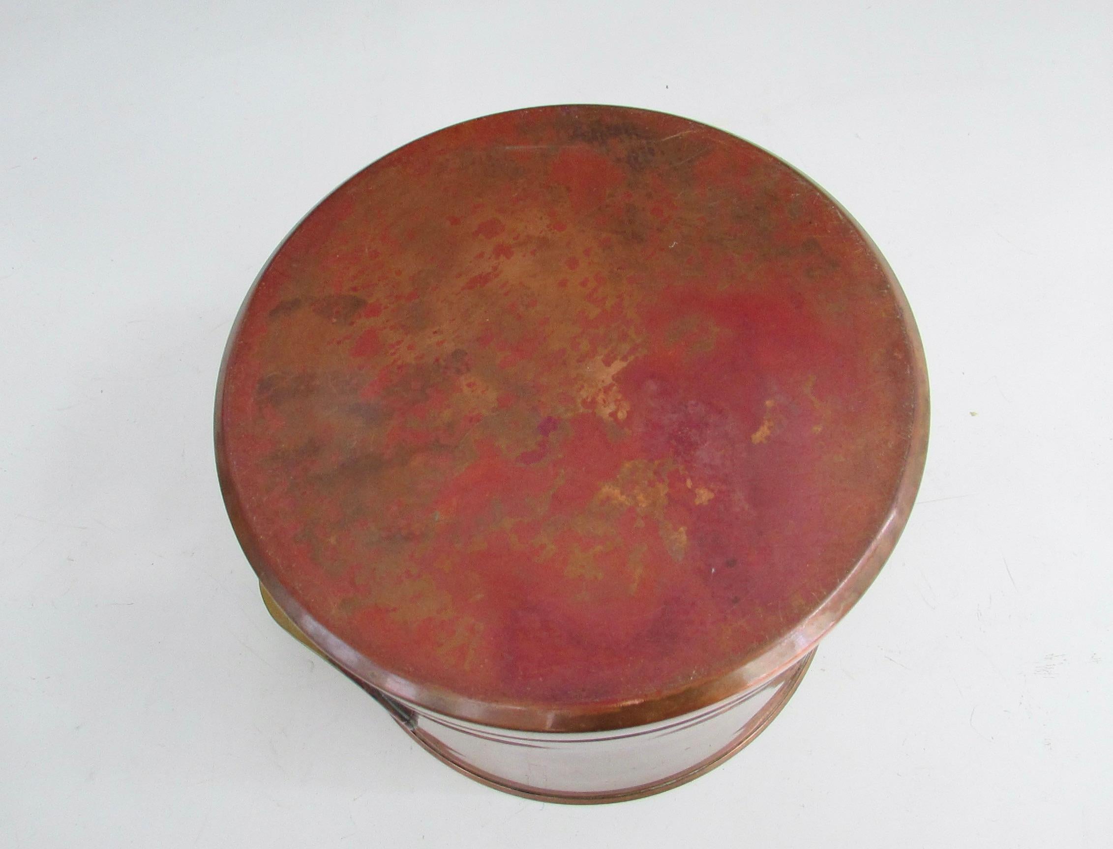Jens Quistgaard JHQ Cubitera de cobre con inserto de porcelana para Dansk Dinamarca en venta 5