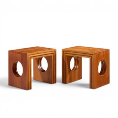 Jens Quistgaard Mid Century Danish Teak Nesting Tables - Set of 6