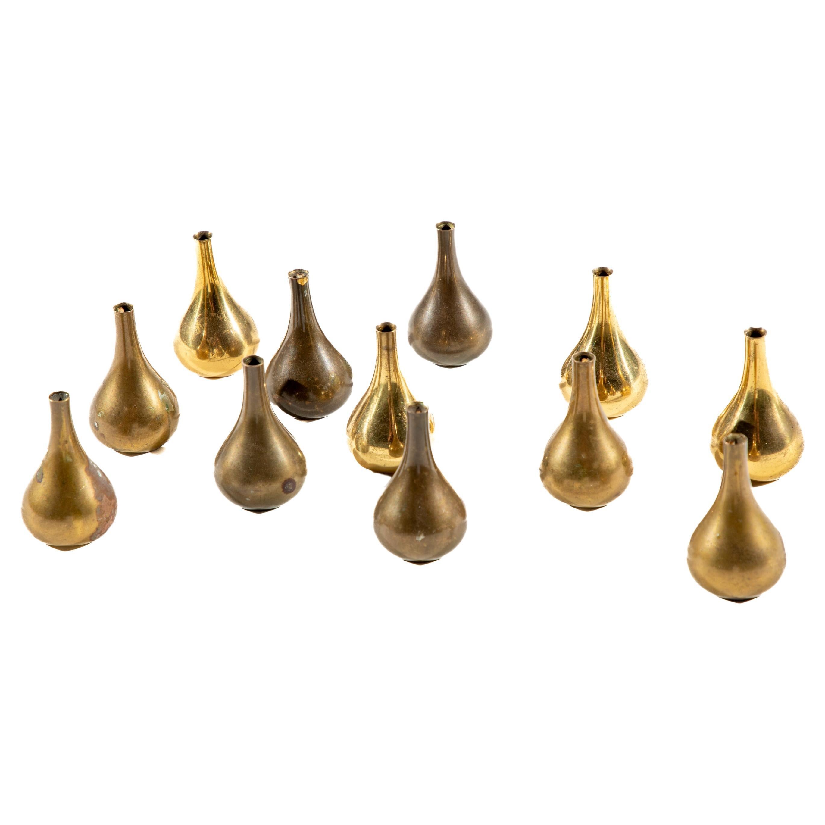 Jens  Quistgaard "Onion" Candleholders, Set of 12 For Sale