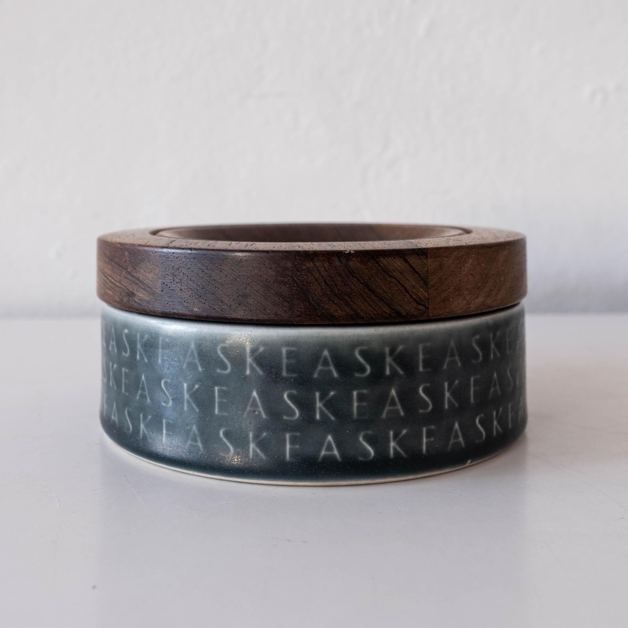 Mid-Century Modern Jens Quistgaard Rosewood Lidded Ashtray For Sale