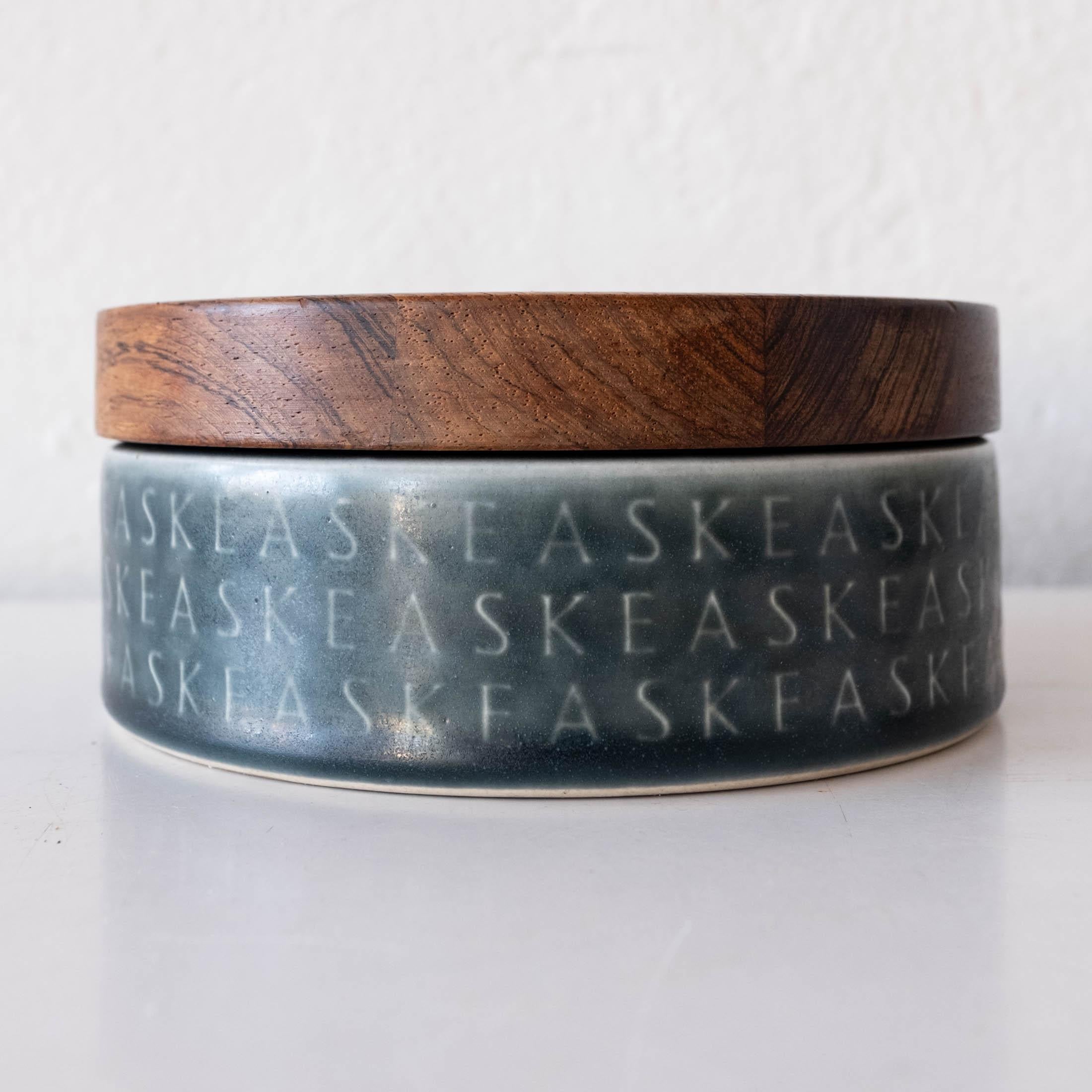 Danish Jens Quistgaard Rosewood Lidded Ashtray For Sale