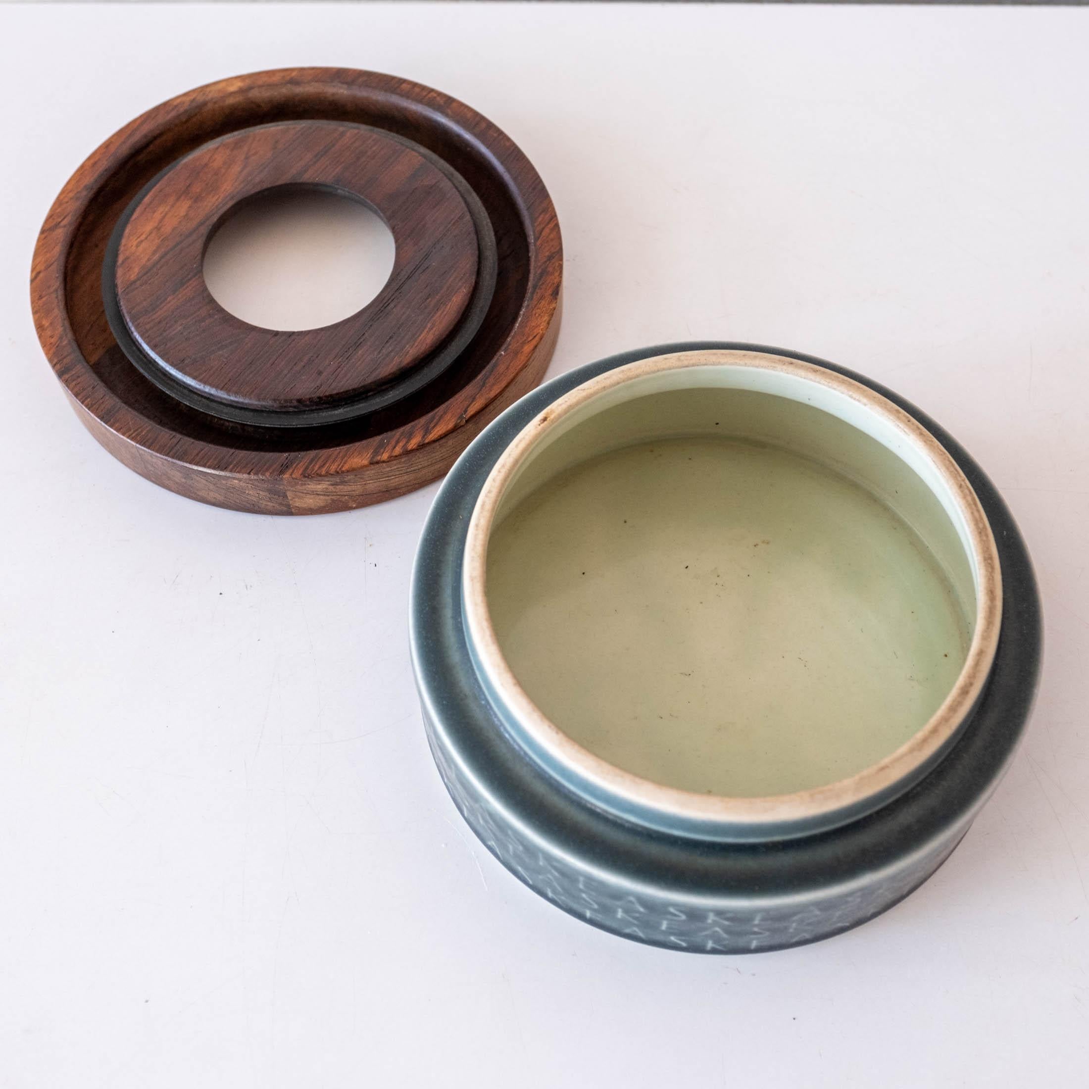 Jens Quistgaard Rosewood Lidded Ashtray For Sale 1
