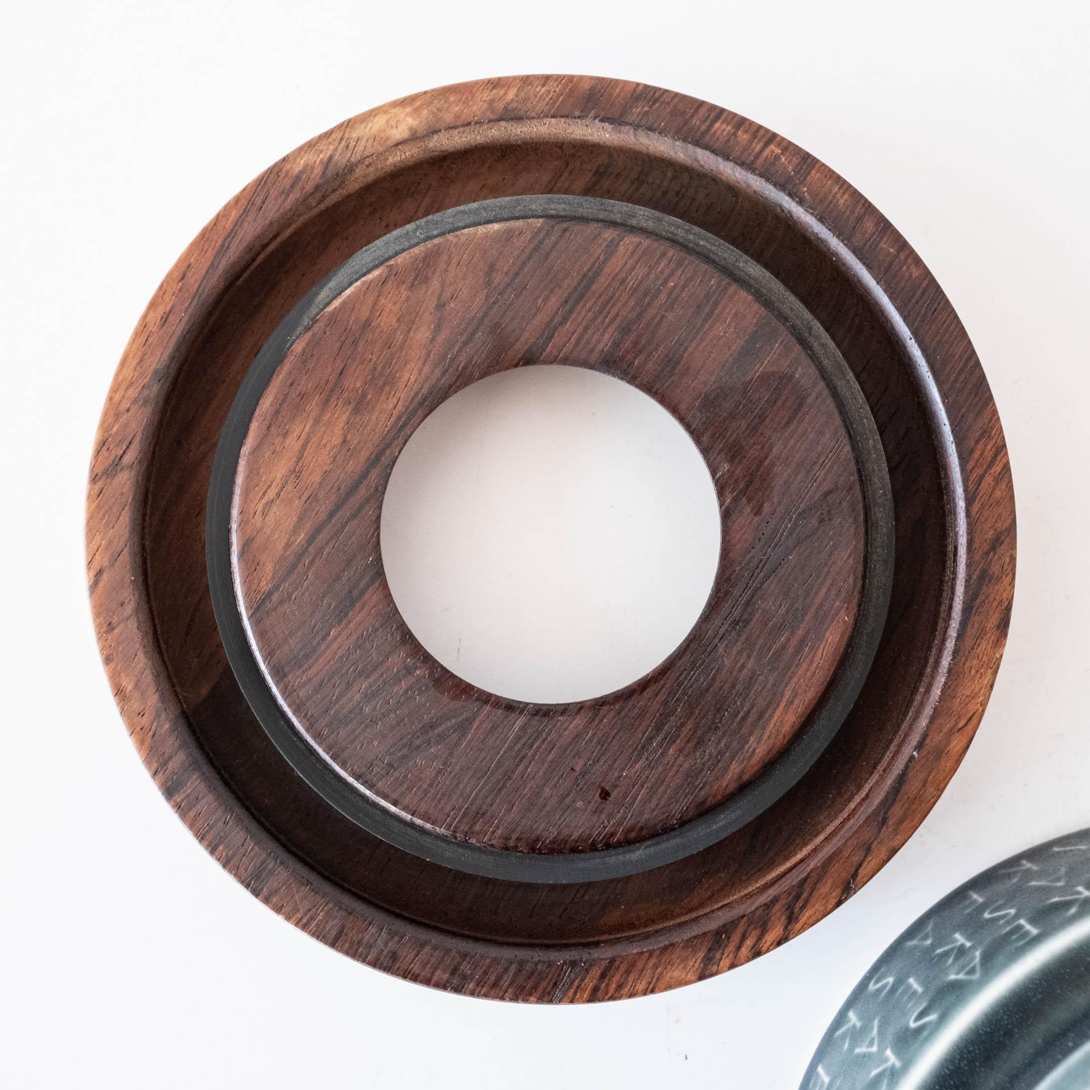 Jens Quistgaard Rosewood Lidded Ashtray For Sale 2