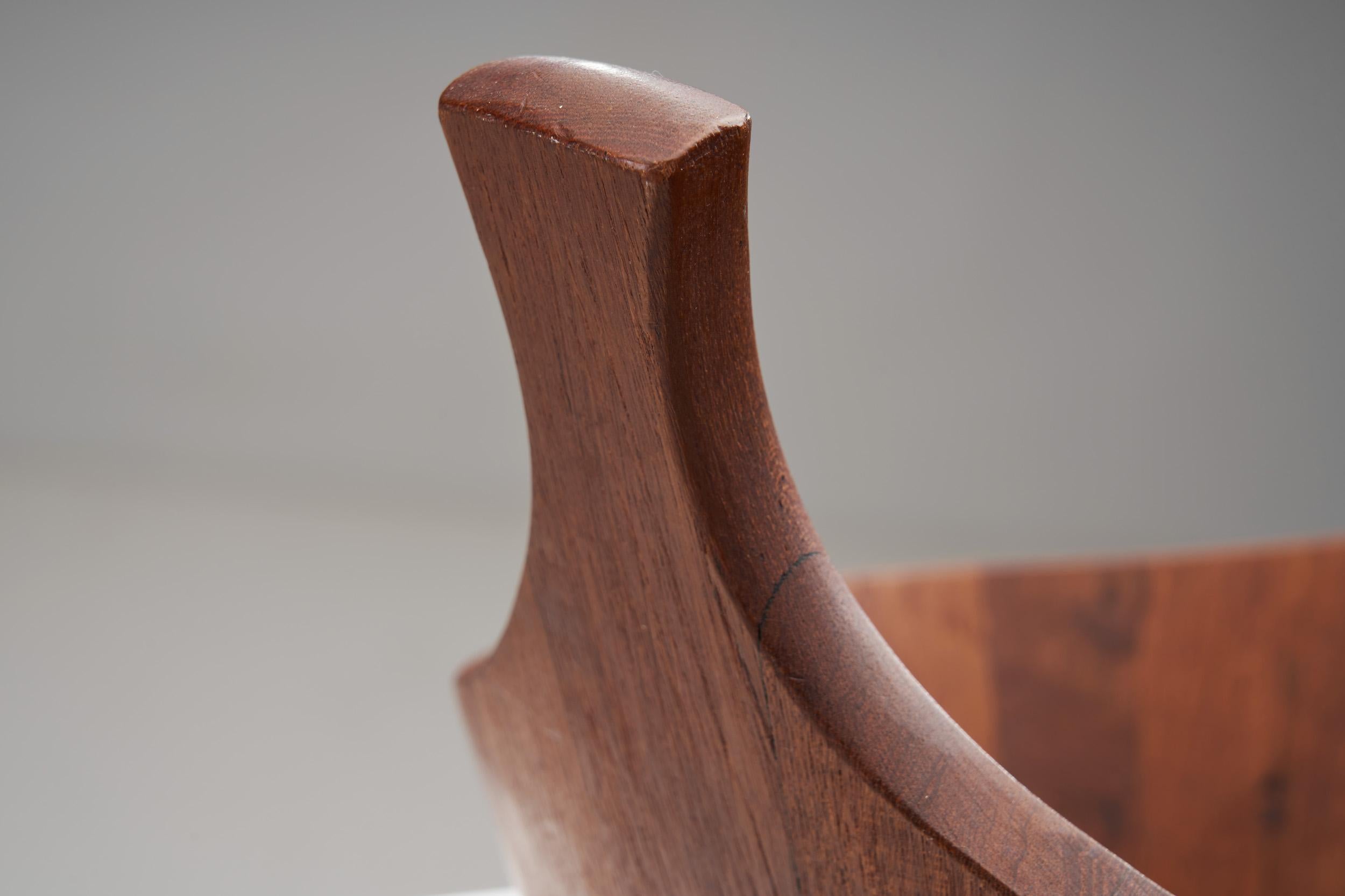 Danish Jens Quistgaard Staved Teak Bowl for Dansk Design, Denmark, 1950s