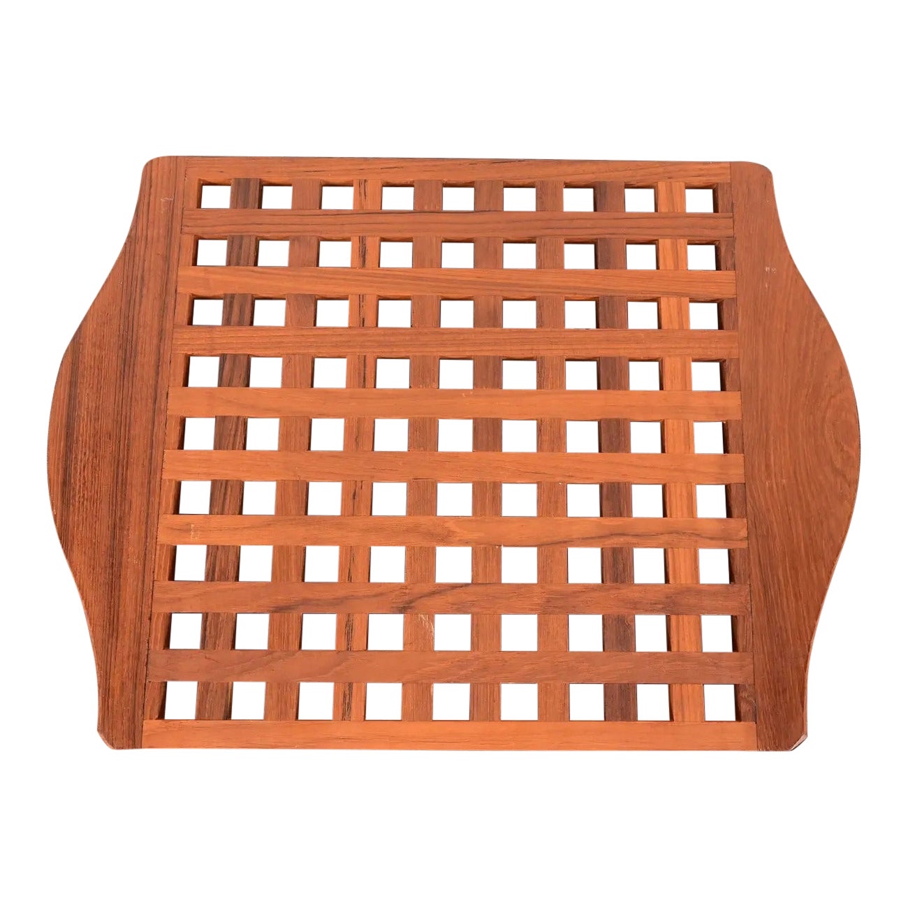 Jens Quistgaard Style Danish Modern Sculpted Teak Serving Tray, Circa 1970s For Sale