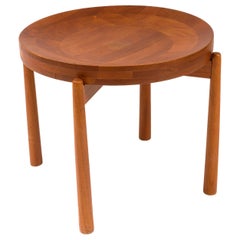 Jens Quistgaard Style Teak Tray Table, Denmark, 1960s Jens Quistgaard Style Teak Tray Table, Denmark, 1960s