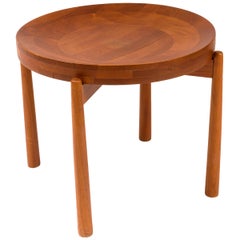 Jens Quistgaard Style Teak Tray Table, Denmark, 1960s Jens Quistgaard Style Teak Tray Table, Denmark, 1960s