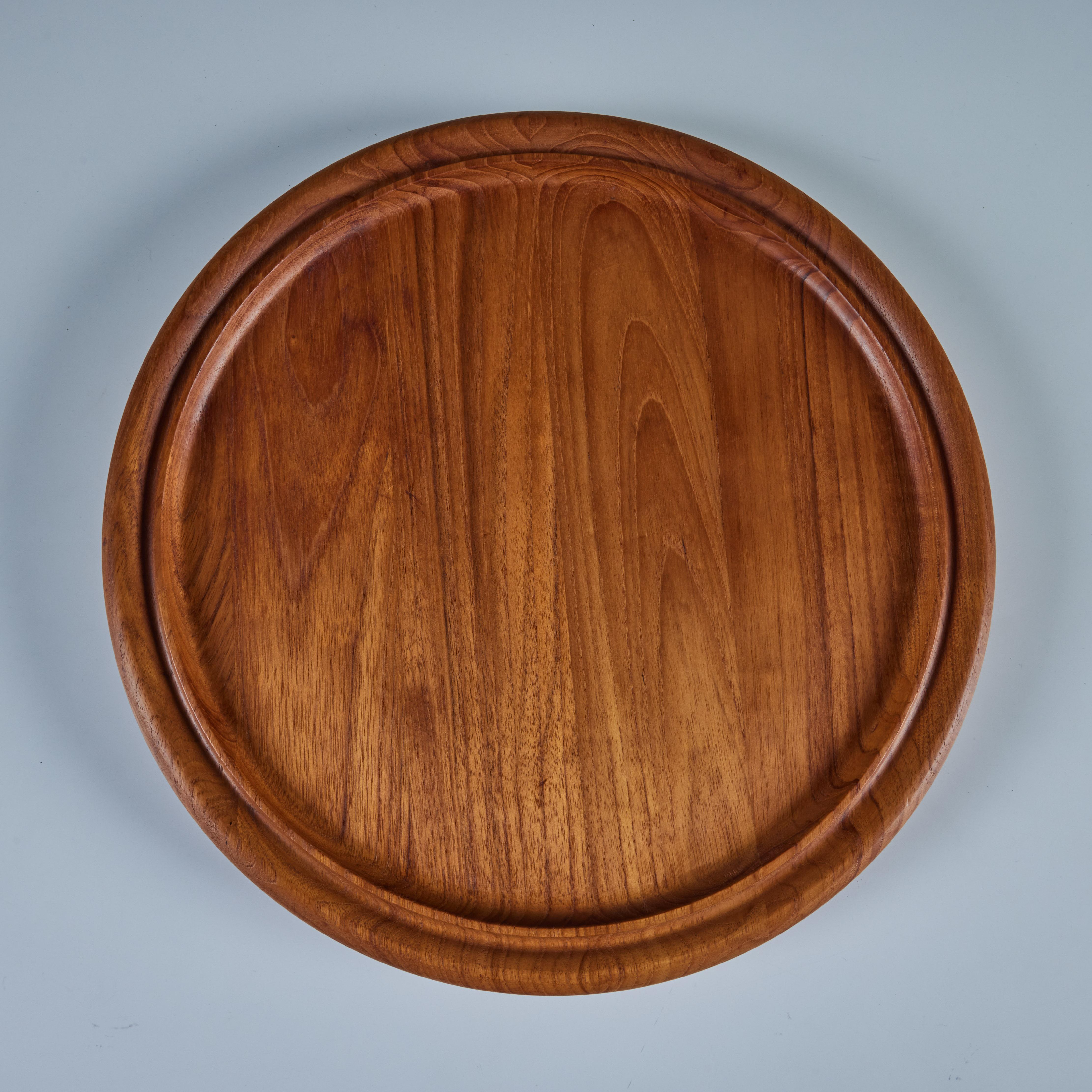 Lazy Susan en teck de Jens Quistgaard pour Dansk en vente 4