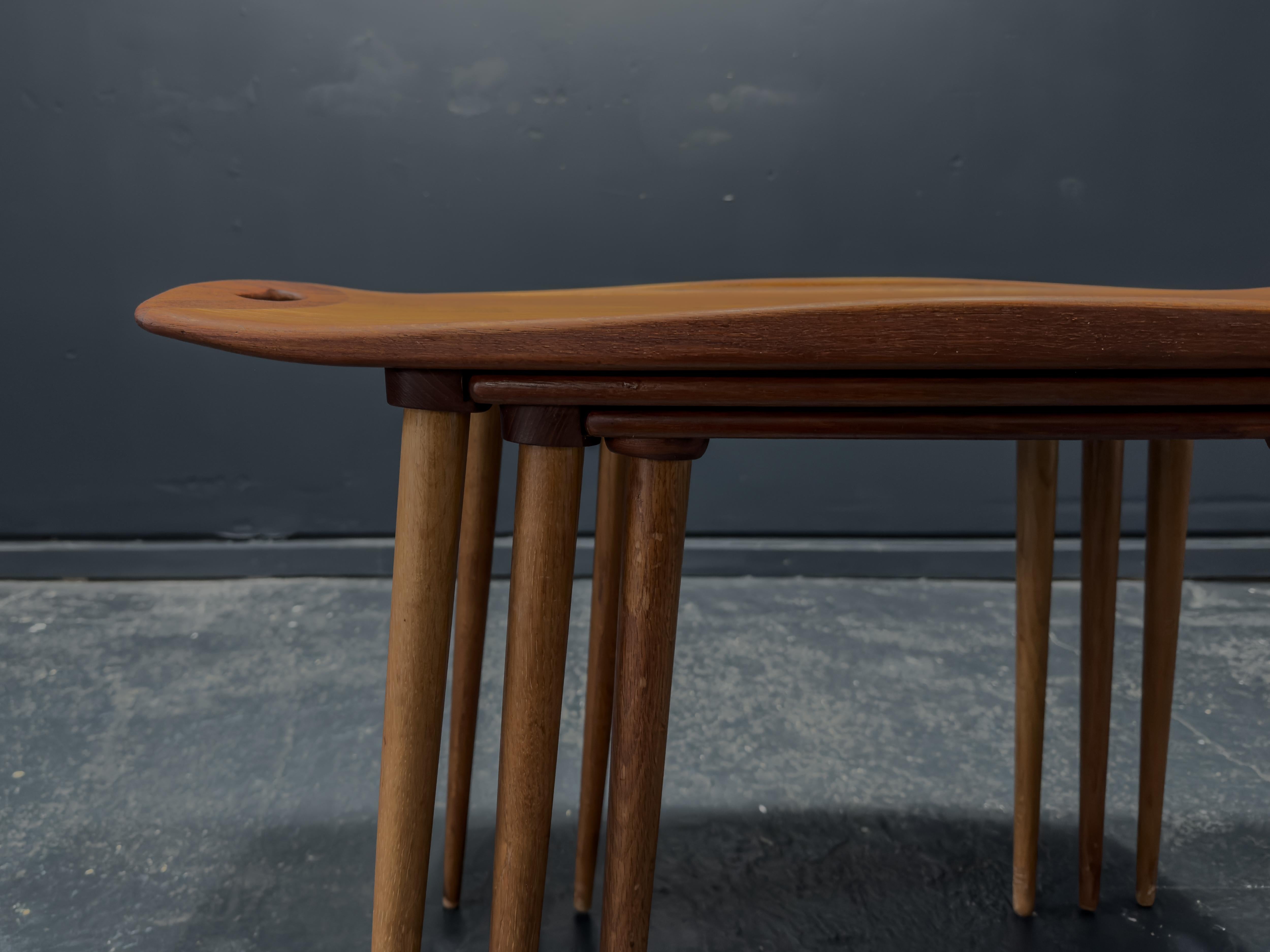 Tavolini in teak di Jens Quistgaard in vendita 1
