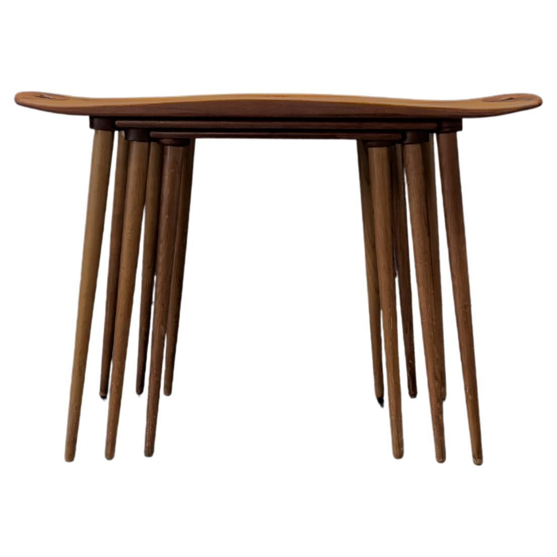 Jens Quistgaard Teak Nesting Tables