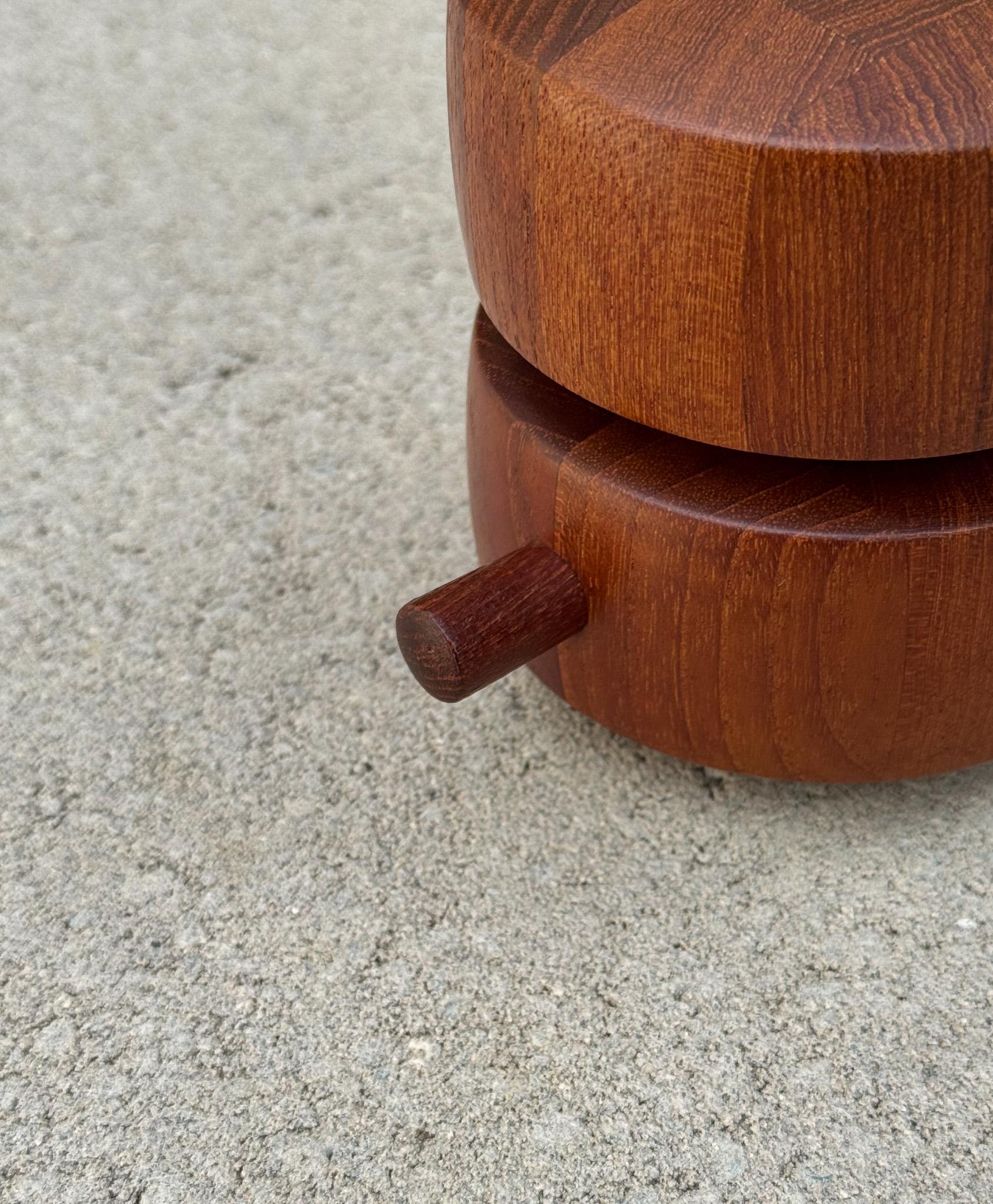 Jens Quistgaard Pfeffermühle aus Teakholz für Dansk, Dänemark, 20. Jahrhundert im Angebot 6