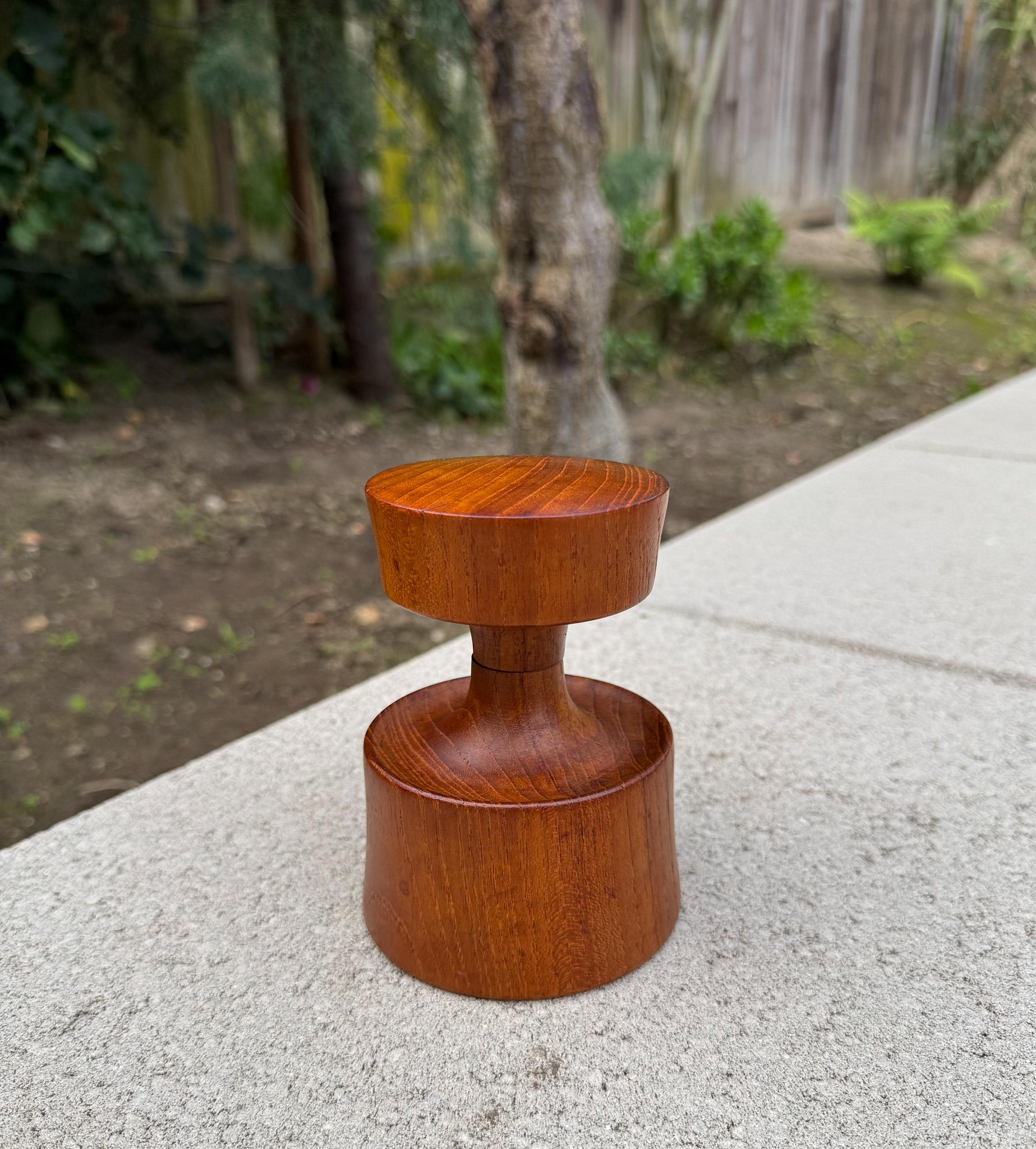 Jens Quistgaard Teak Peugeot Frères #826 Pepper Mill for Dansk, Denmark, c.1965 1
