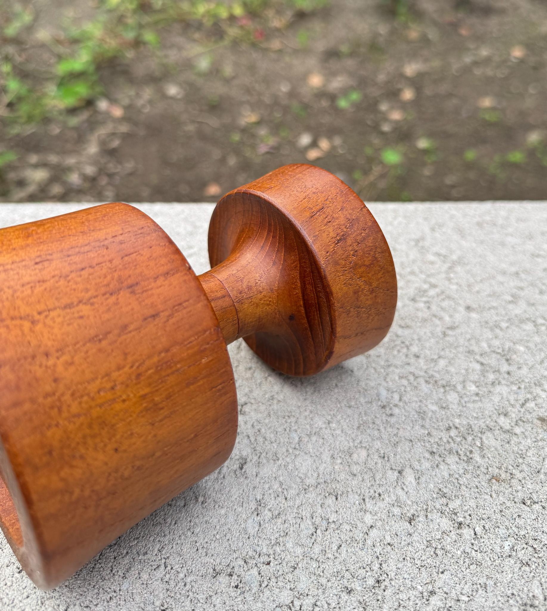 Jens Quistgaard Teak Peugeot Frères #826 Pepper Mill for Dansk, Denmark, c.1965 3