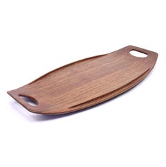 Jens Quistgaard, Bandeja de teca, Dansk Designs, años 50