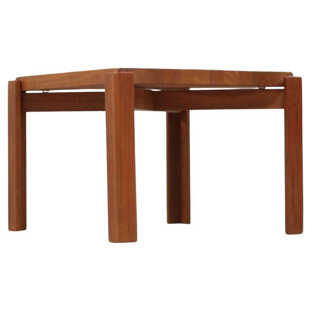 Scandinavian Modern Jens Quistgaard Teak Tray Table with Concave Top Denmark 1960s For Sale