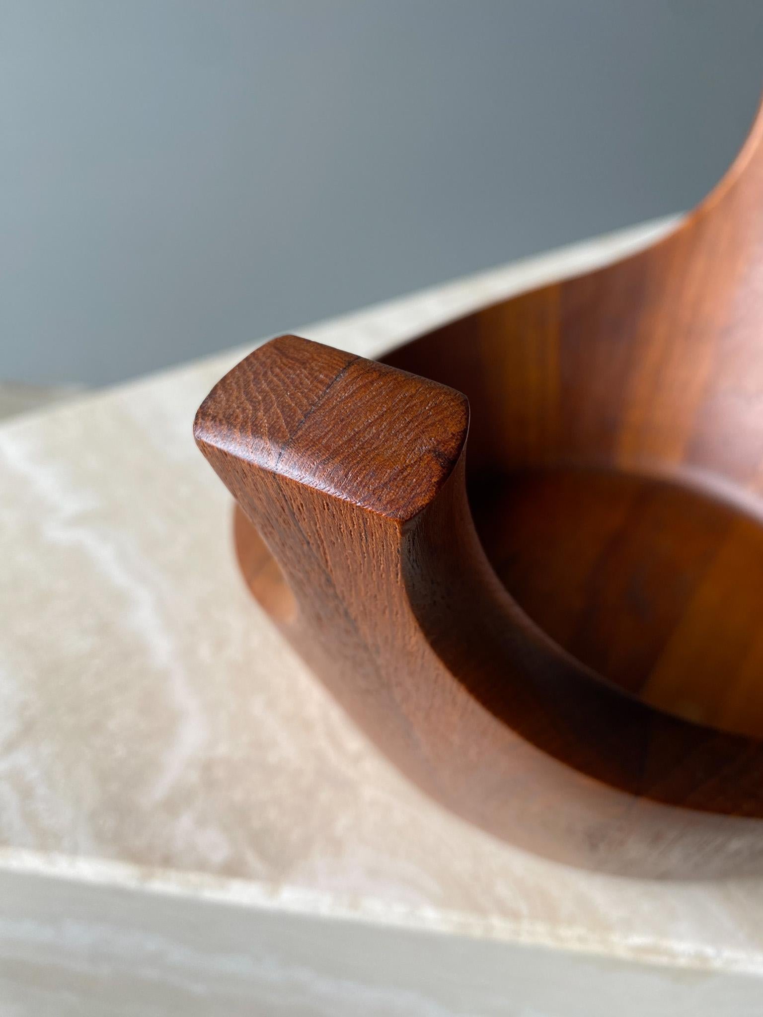 Danish Jens Quistgaard Teak Viking Bowl for Dansk, Denmark, 1950s