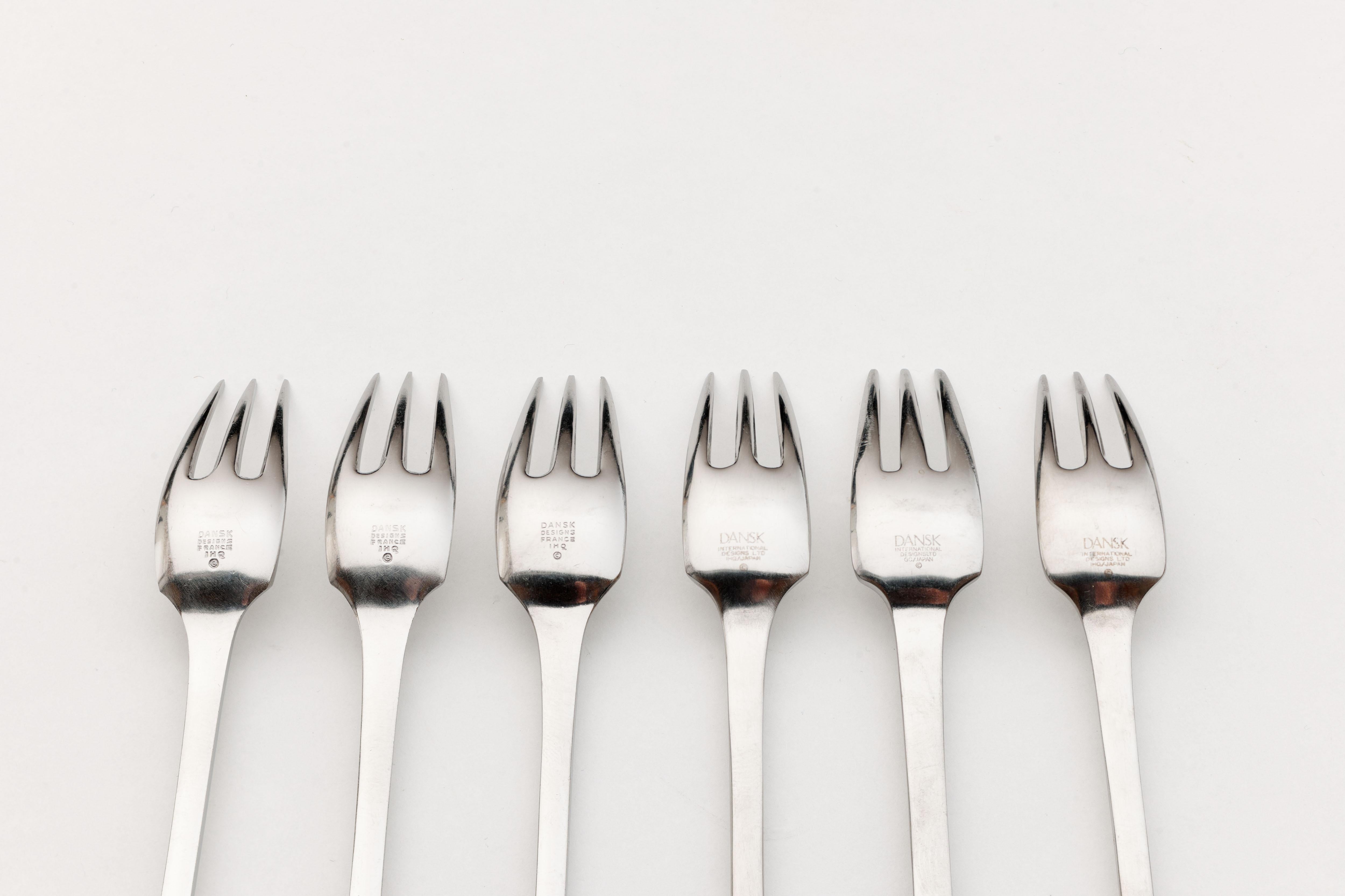 Jens Quistgaard 'Thistle' '1969' Danish Modern Flatware for Dansk, 6 Service 3