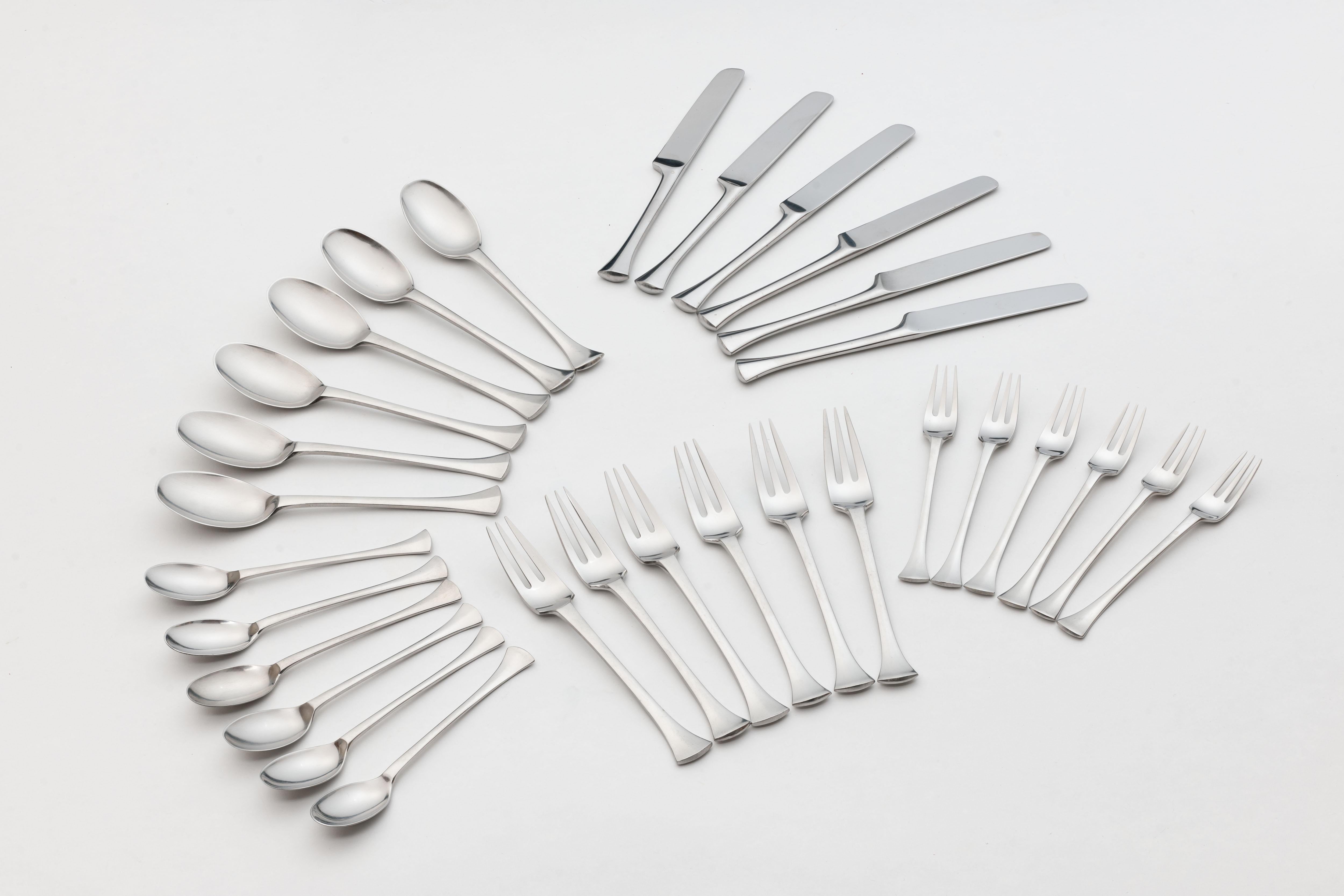 Jens Quistgaard 'Thistle' '1969' Danish Modern Flatware for Dansk, 6 Service 5