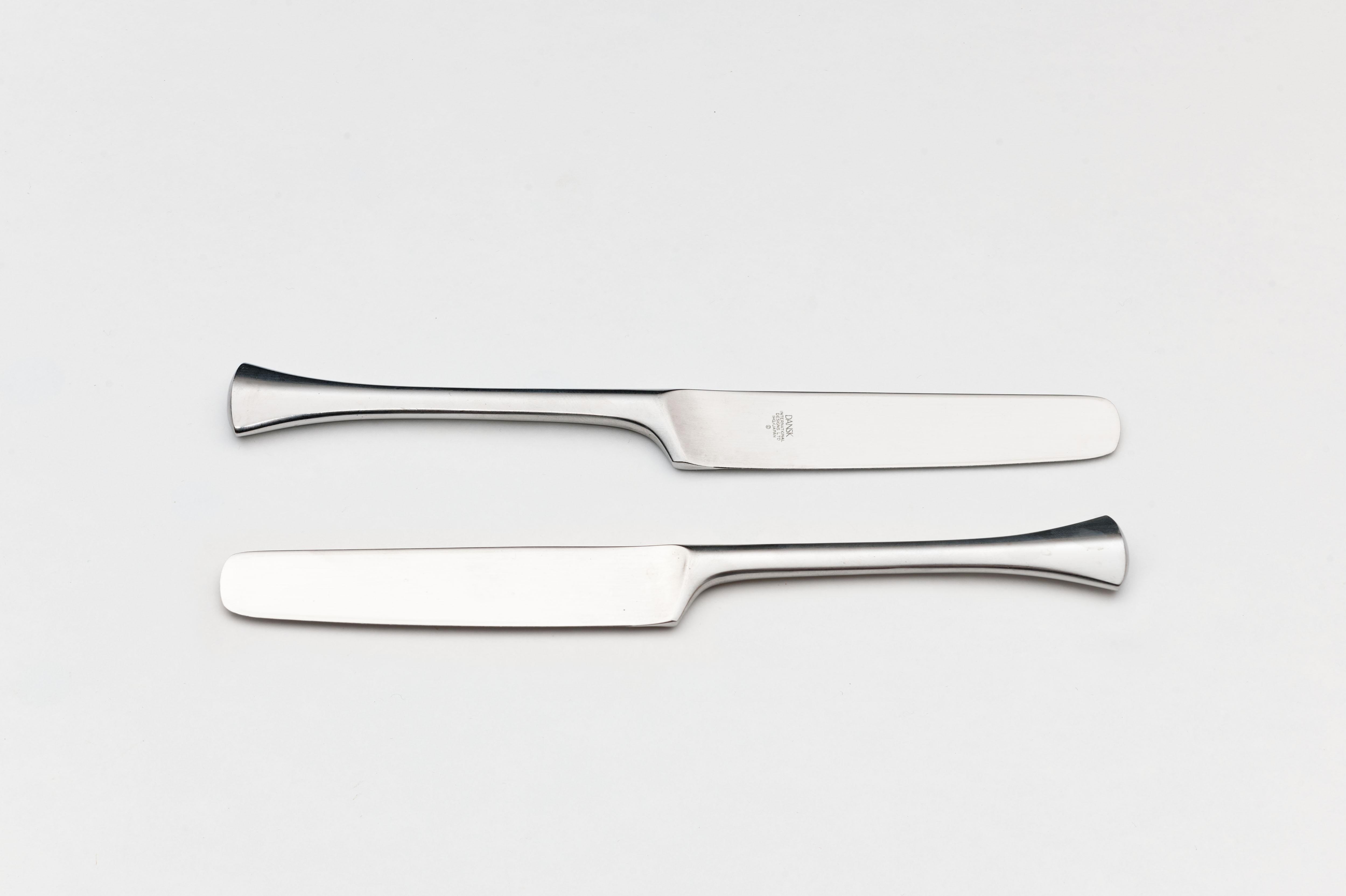 Jens Quistgaard 'Thistle' '1969' Danish Modern Flatware for Dansk, 6 Service In Good Condition In Utrecht, NL