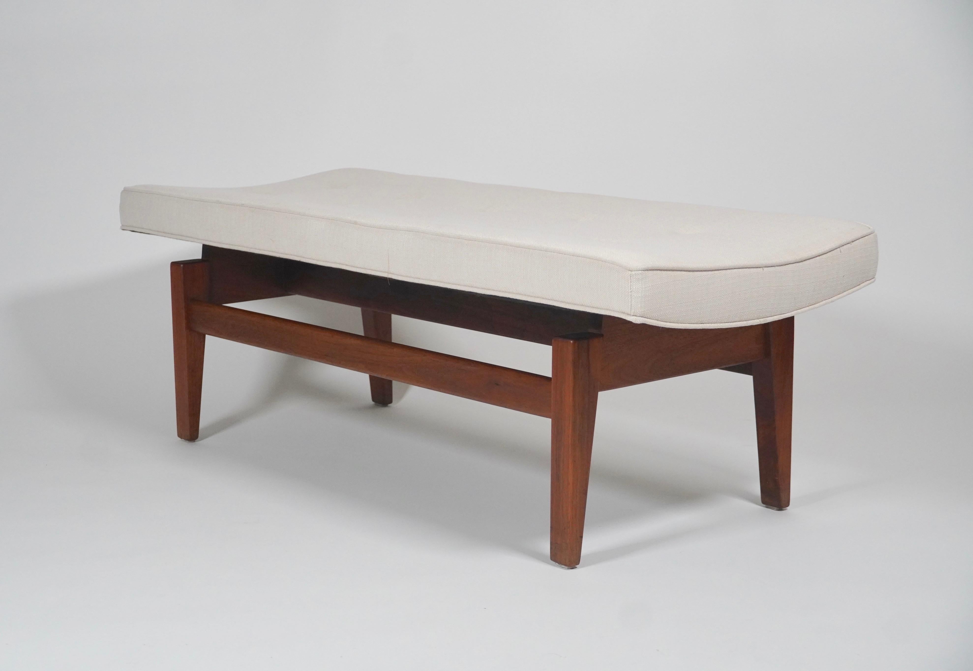 Jens Risom '1916-2016' Floating Bench in Silk & Walnut for Jens Risom Design Inc 2