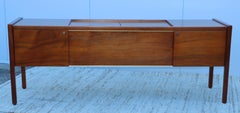 Jens Risom 1970s Paldao Wood Modernist File Cabinet