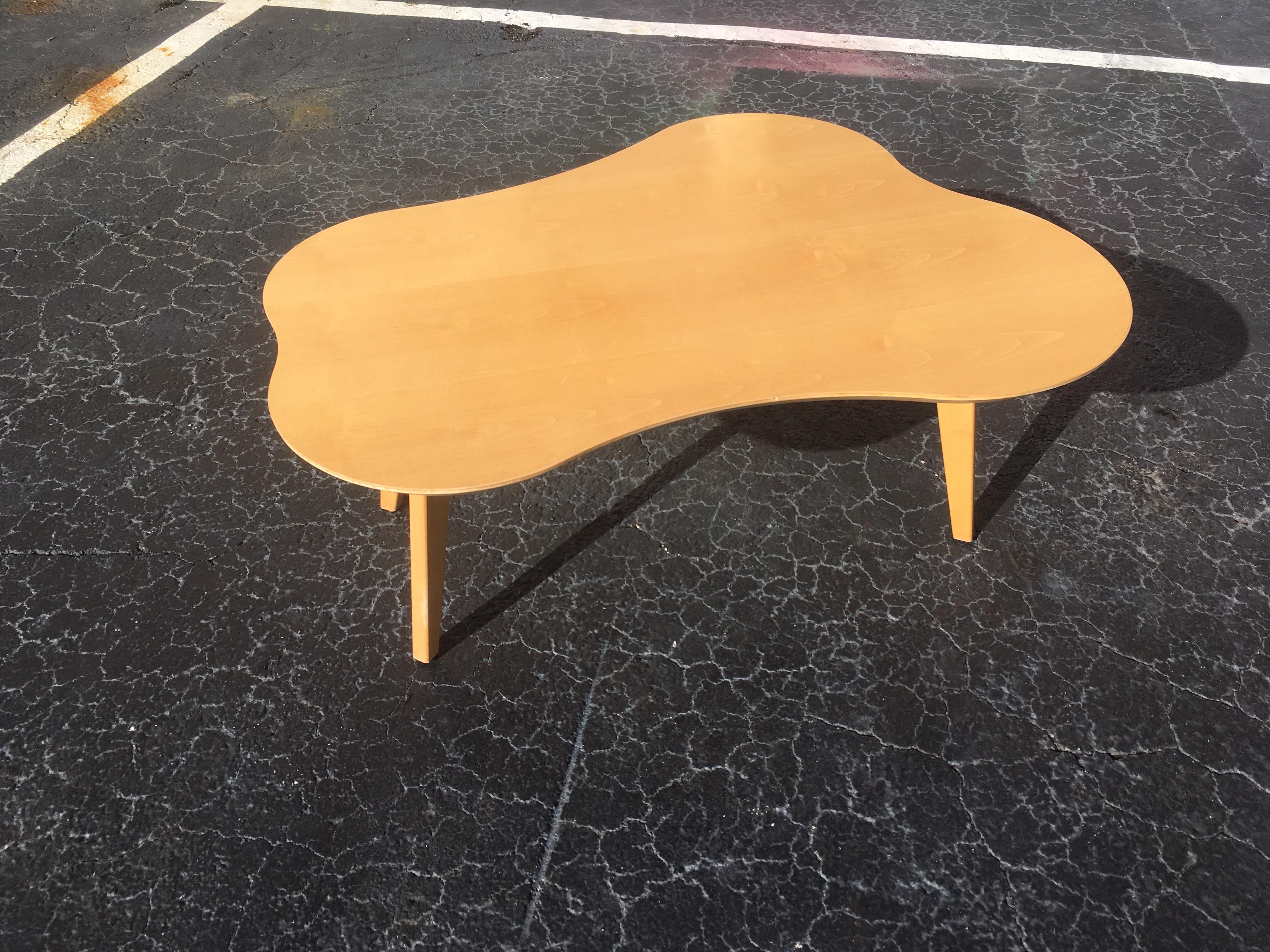 Modern Jens Risom Amoeba Coffee Table for Knoll
