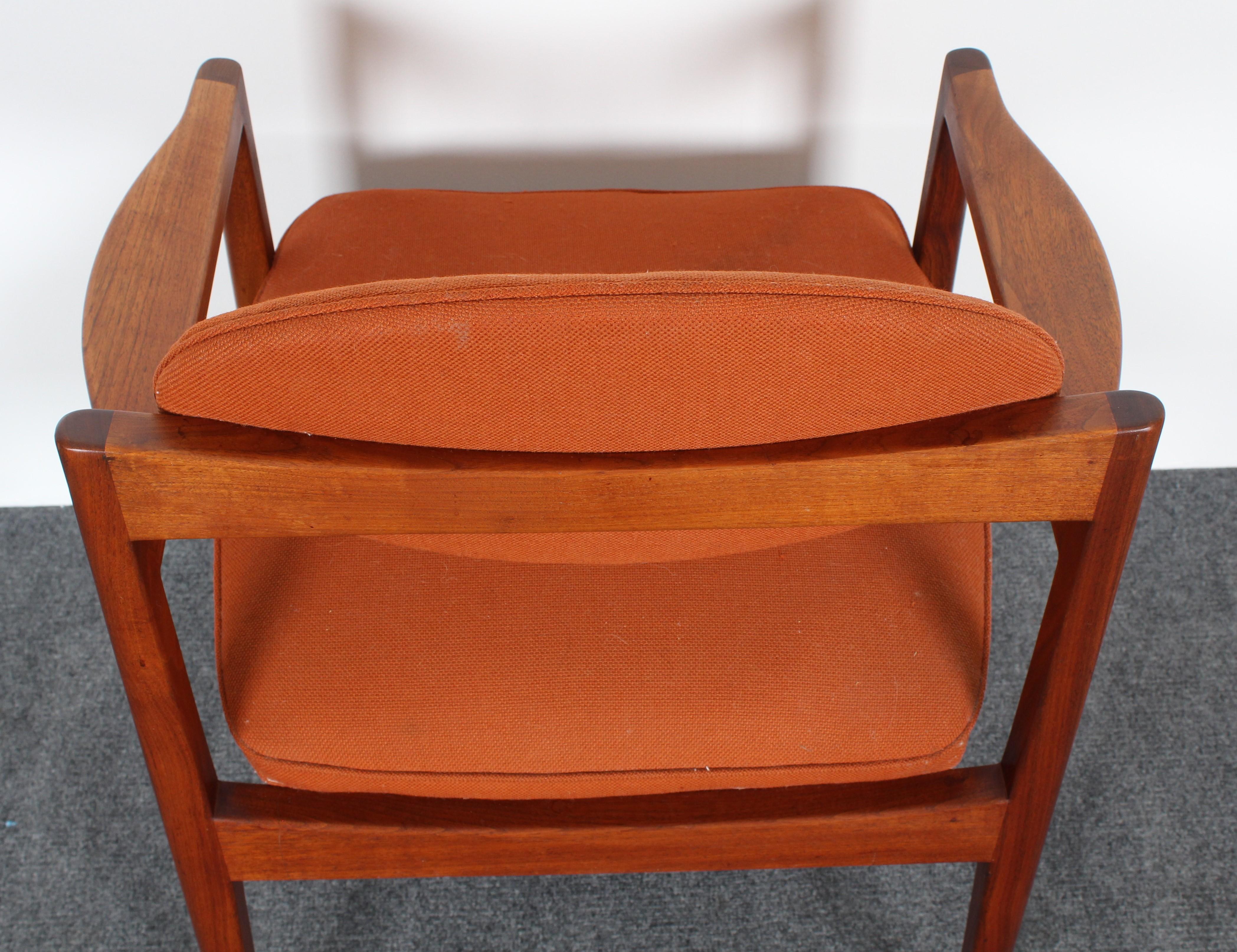 Upholstery Jens Risom Armchair, 1960s