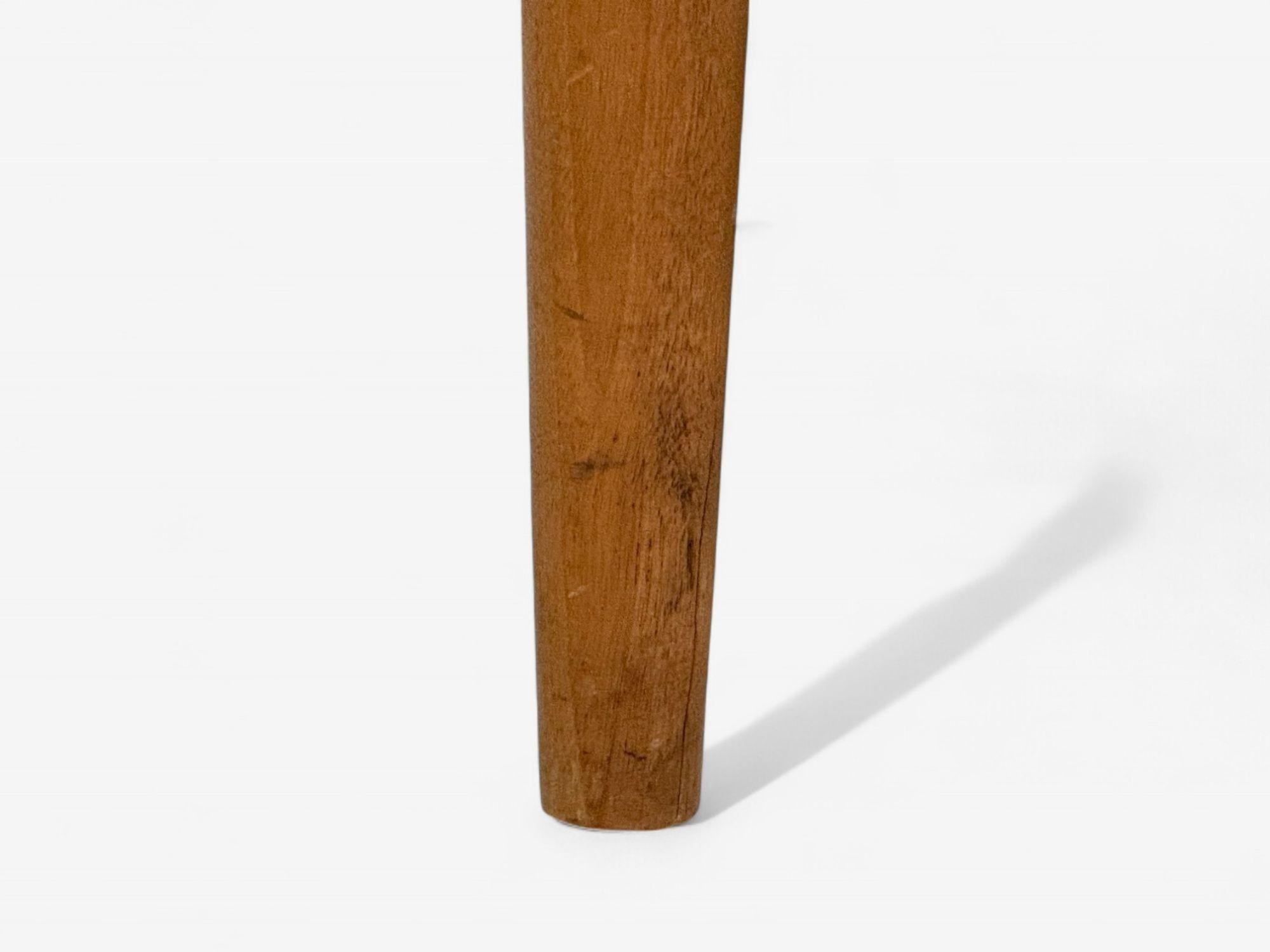 Jens Risom attr., Mid-Century Modern, Side Chairs, Walnut, Fabric, USA, 1940s im Angebot 1