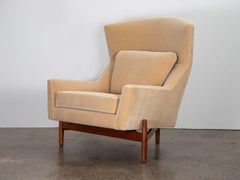 Jens Risom Big Chair and Ottoman