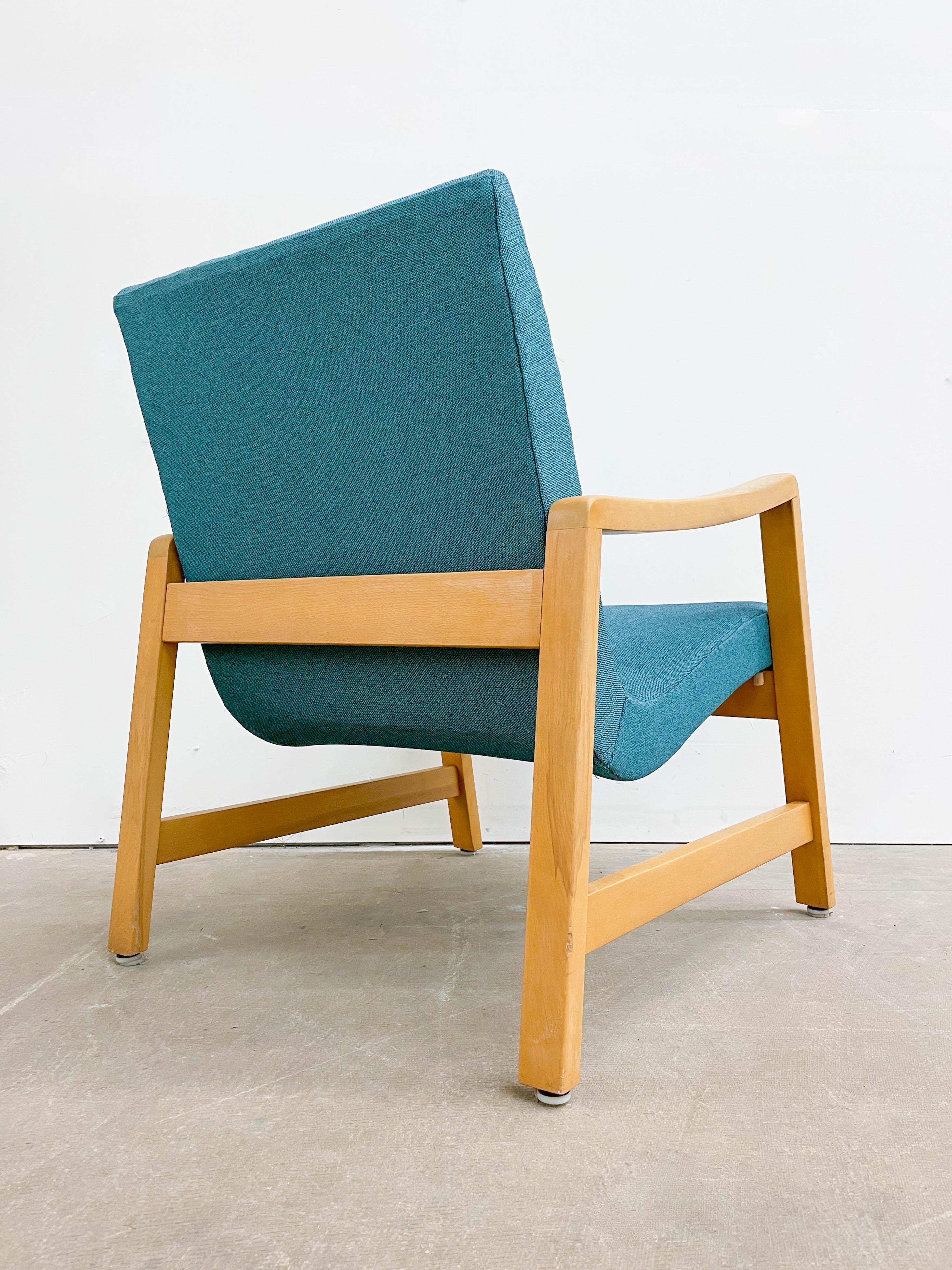 Birch Jens Risom Armchair for Knoll Associates For Sale